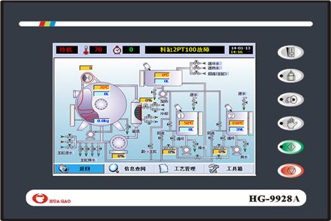 HG-9928A觸摸屏染色機(jī)控制電腦